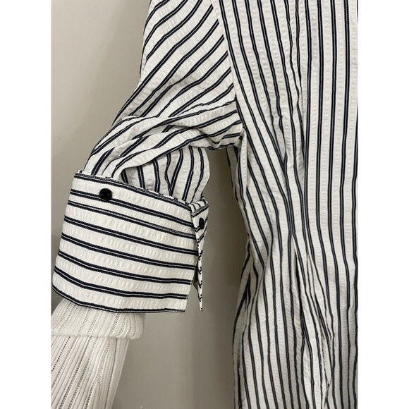 Madewell Tucked Mini Shirtdress NWT Size 6 - Picture 10 of 14